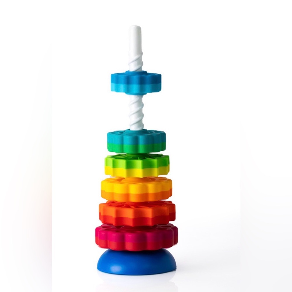 Spin Again- Vibrant Gear Stacking Toy for Kids